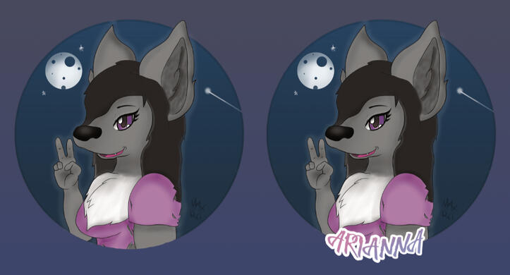 Arianna Character Badge