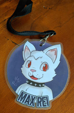 Laminated Max Rei Badge
